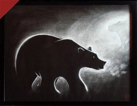 ANGE - L'Hivernation - 52cm/42cm